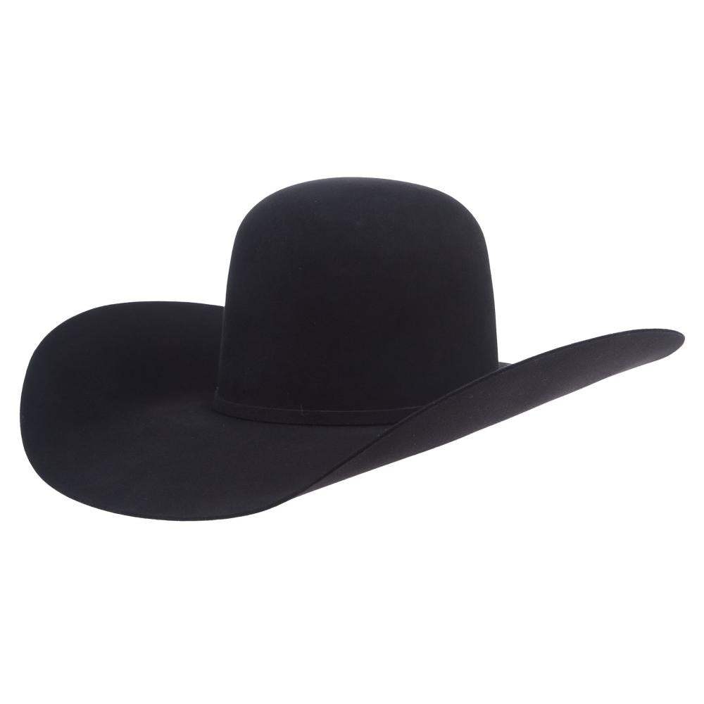 JW Brooks Pure Beaver Cowboy Hat in Black