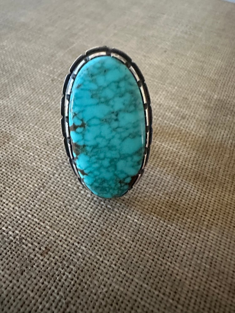 #8 Turquoise Ring/Earring Set