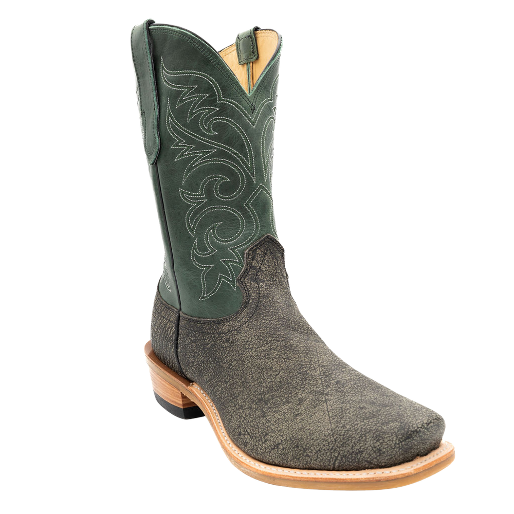 Grey Cape Buffalo Cutter Toe Boots