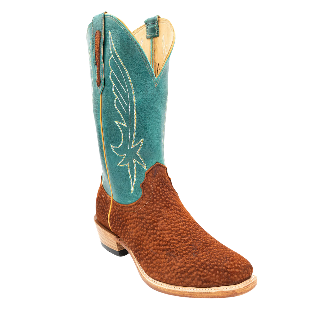 Carpincho w/ Turquoise Eagle Cowboy Boot