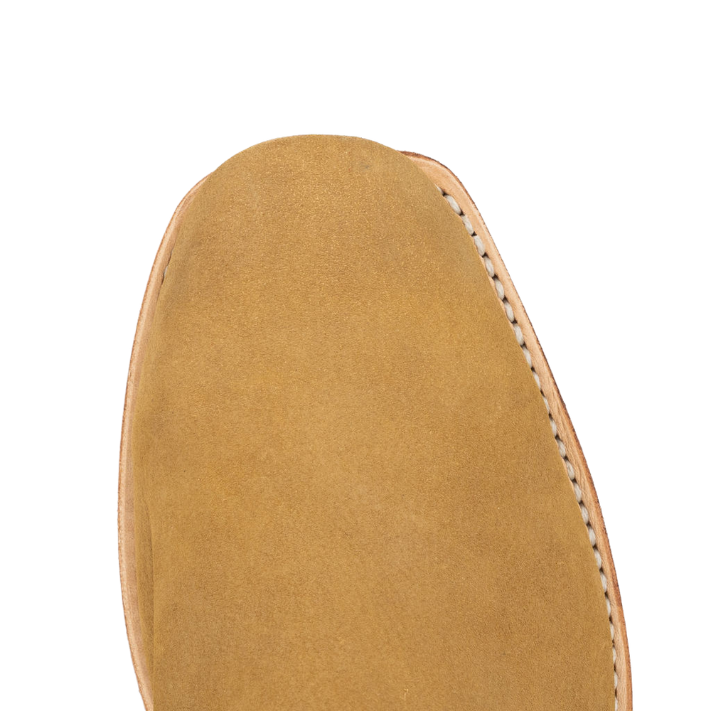 Havana Nubuck Cutter Toe Cowboy Boots