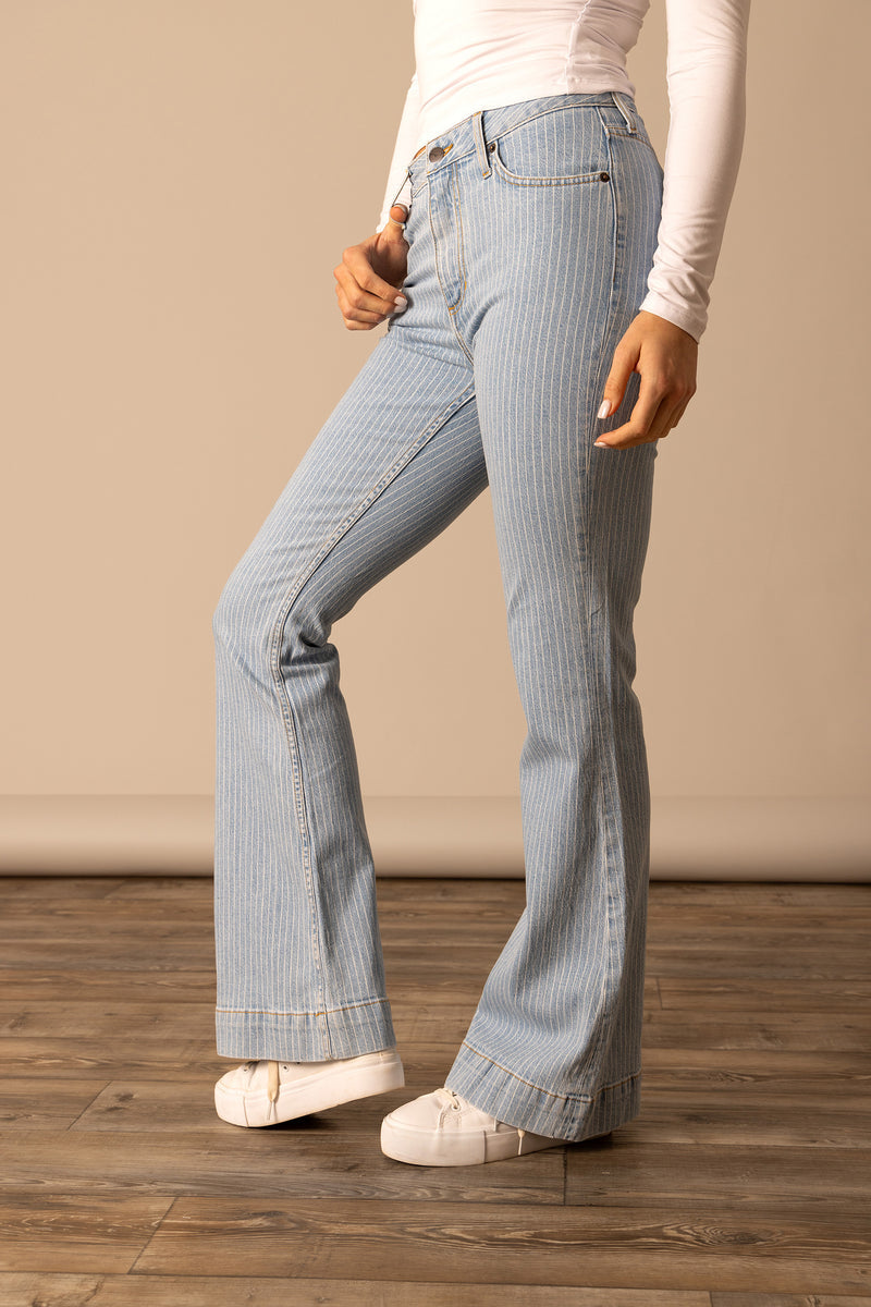 Crystal Pinstripe Jean