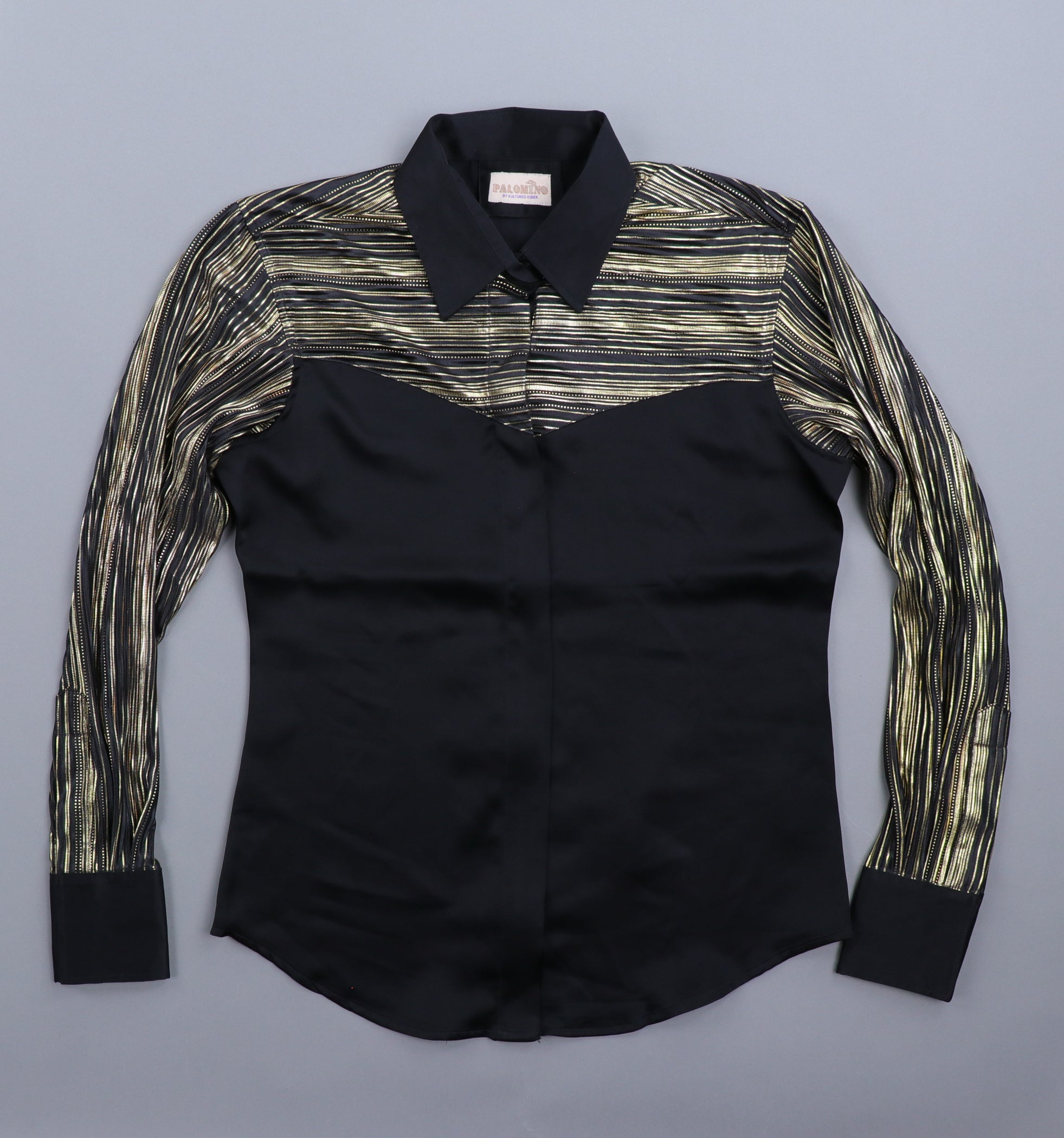 Palomino x Kultured Rider Show Shirt Black/Gold
