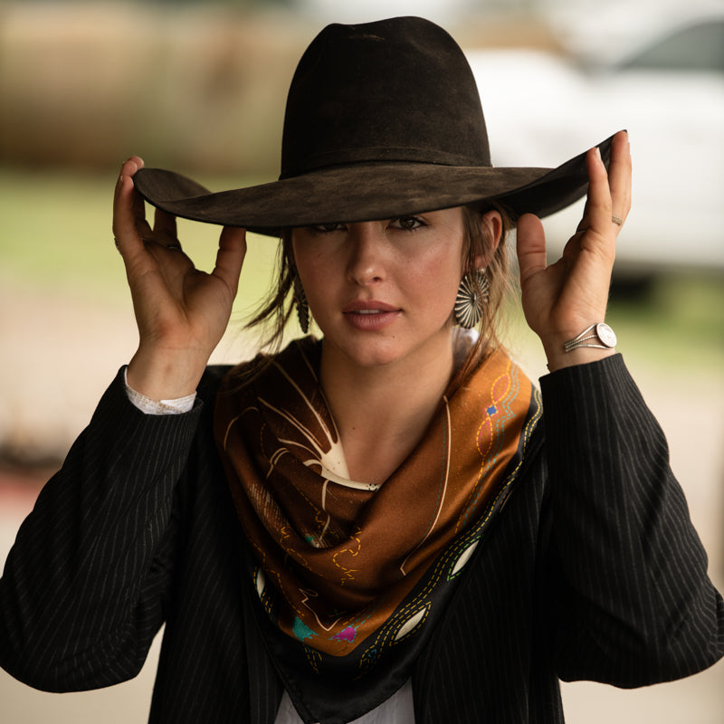 Shorty Scarf- Western Yoke