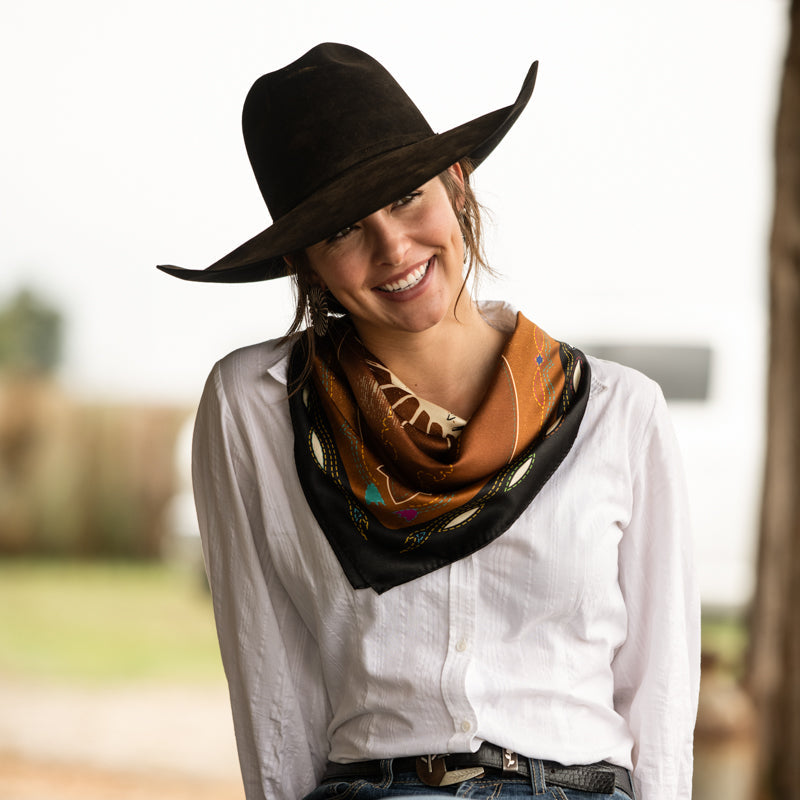 Shorty Scarf- Western Yoke