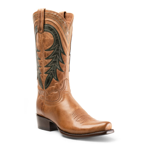 The Hudson Elite Toe Boot in Tan Mad Dog Goat