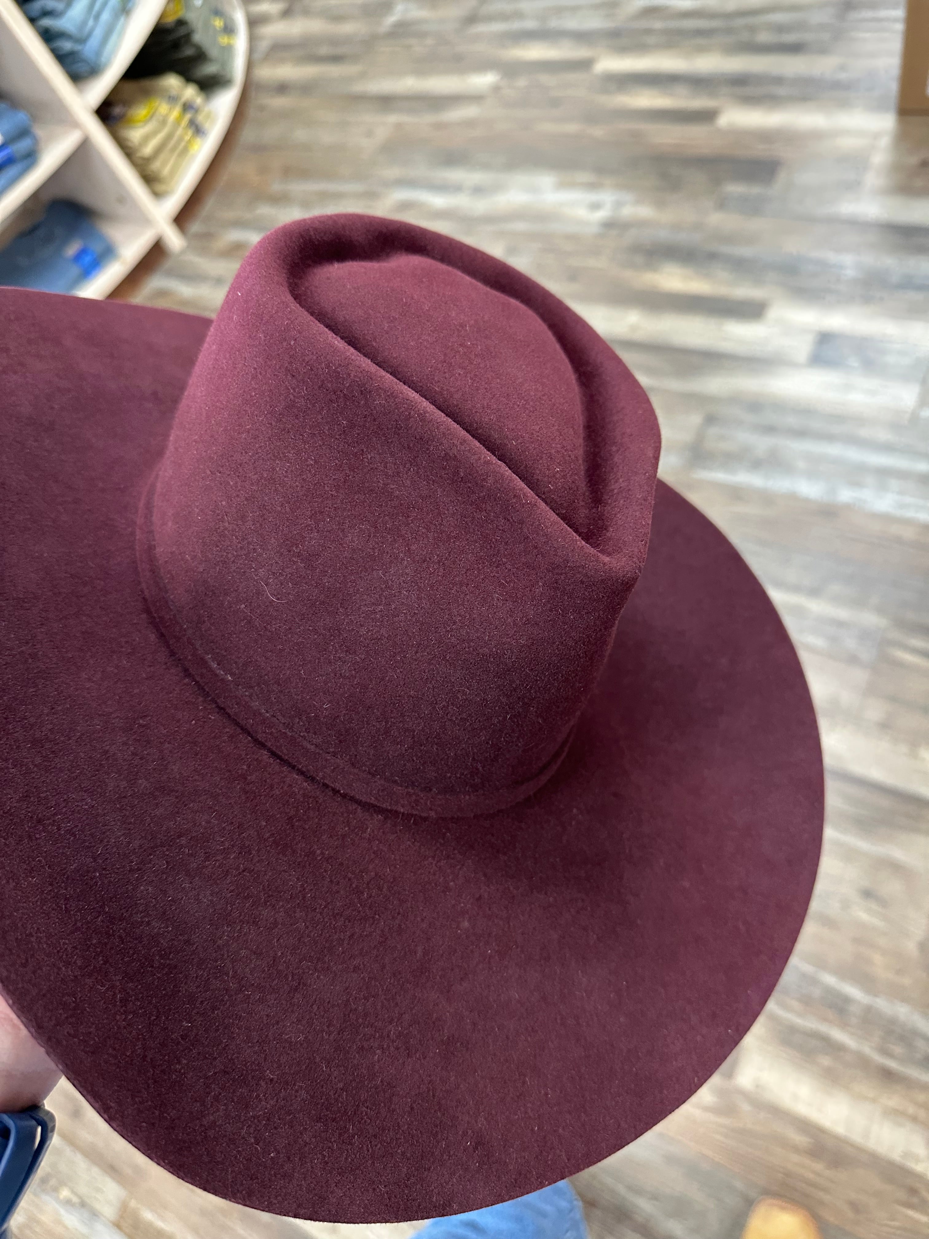 10X Waggoner Felt Hat in Sangria