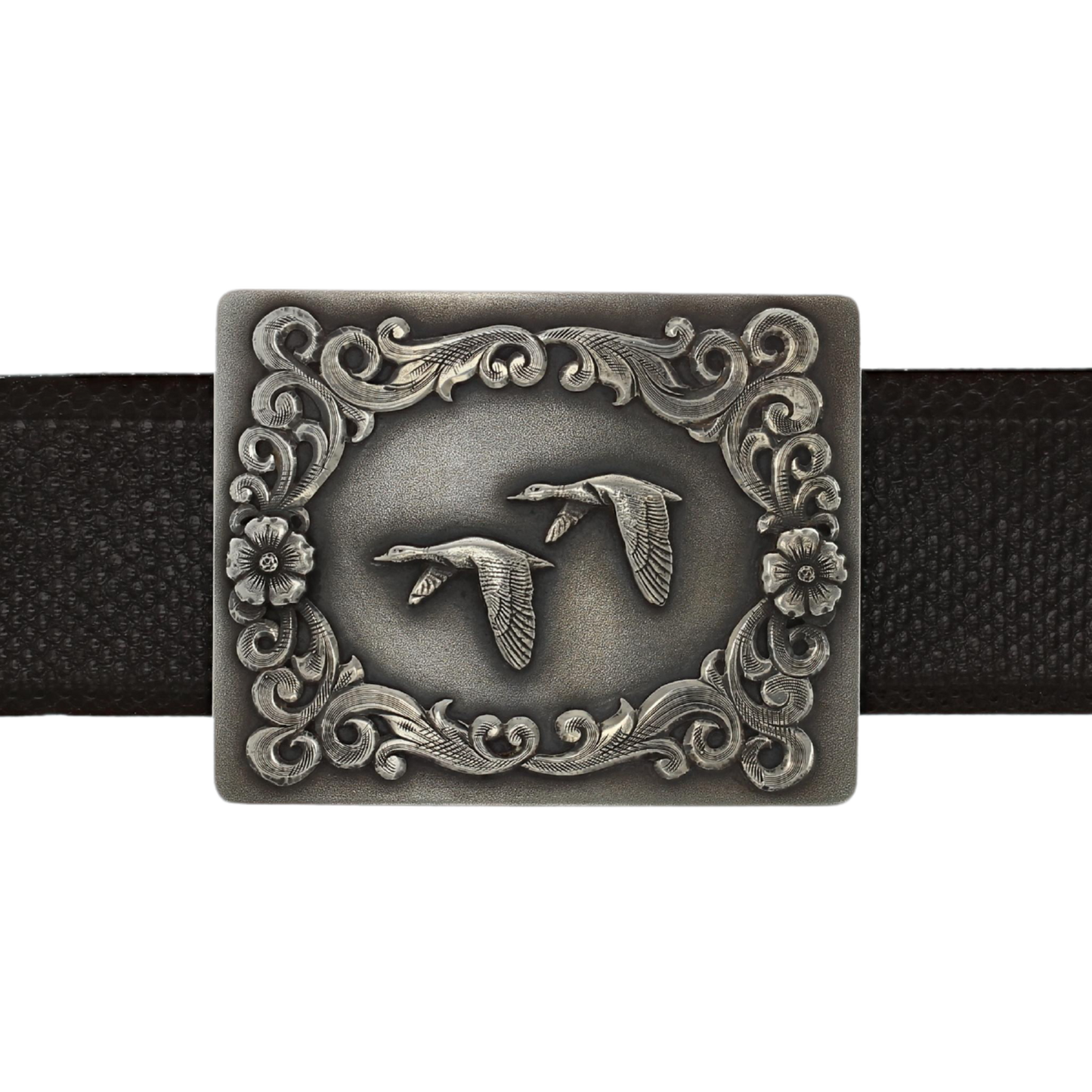 Mitchell 1802 Sterling Ducks Trophy Buckle