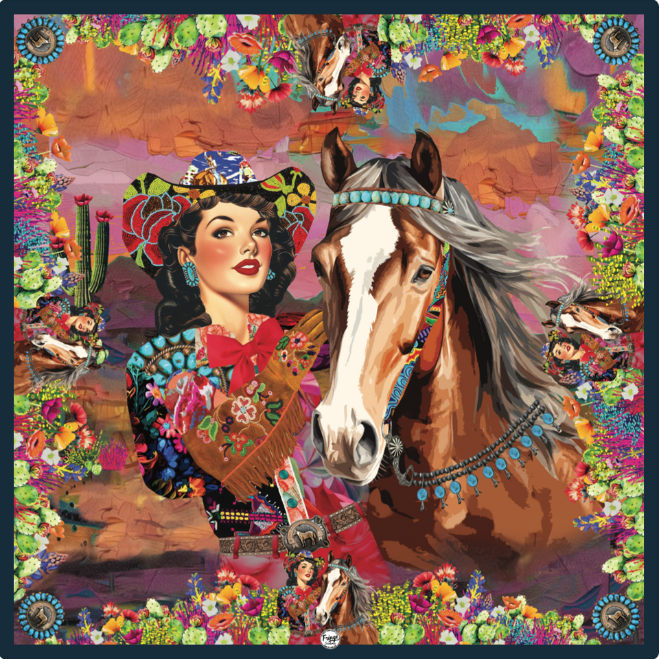 Shorty Scarf- Queen of the Rodeo