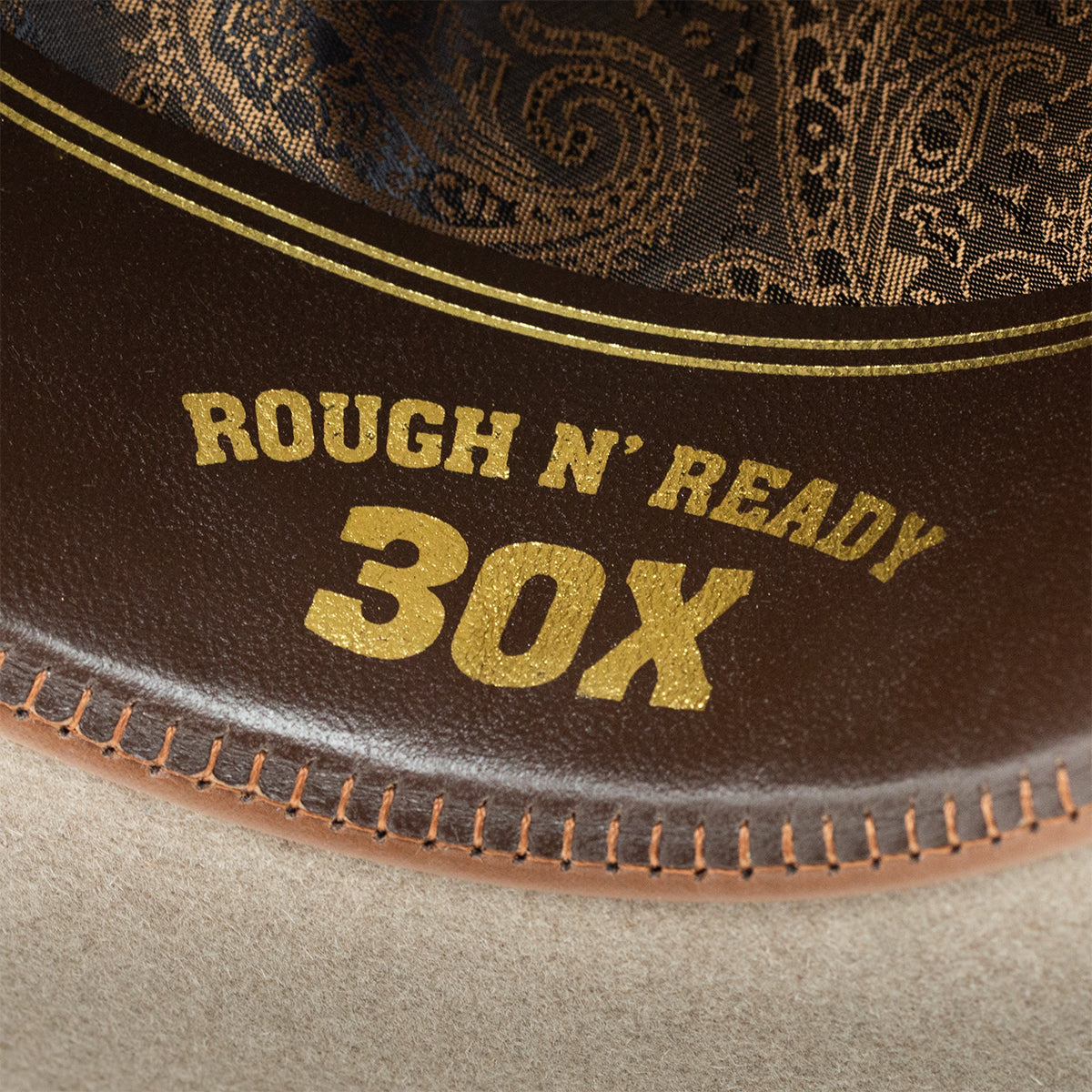 Rough N Ready 30X Open Crown 5" Brim Cowboy Hat