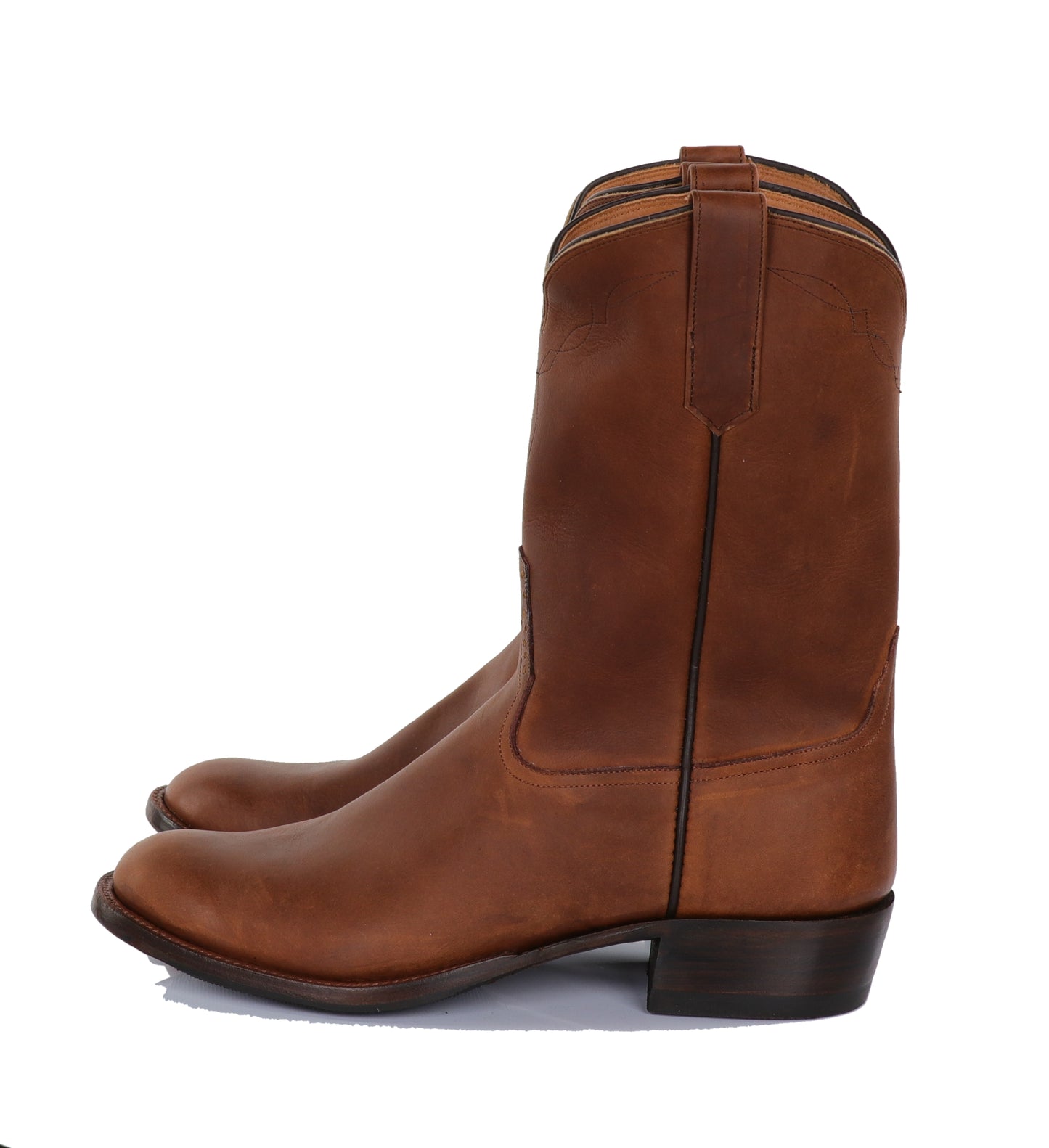 R9025 Chestnut Blackhawk Roper Boot