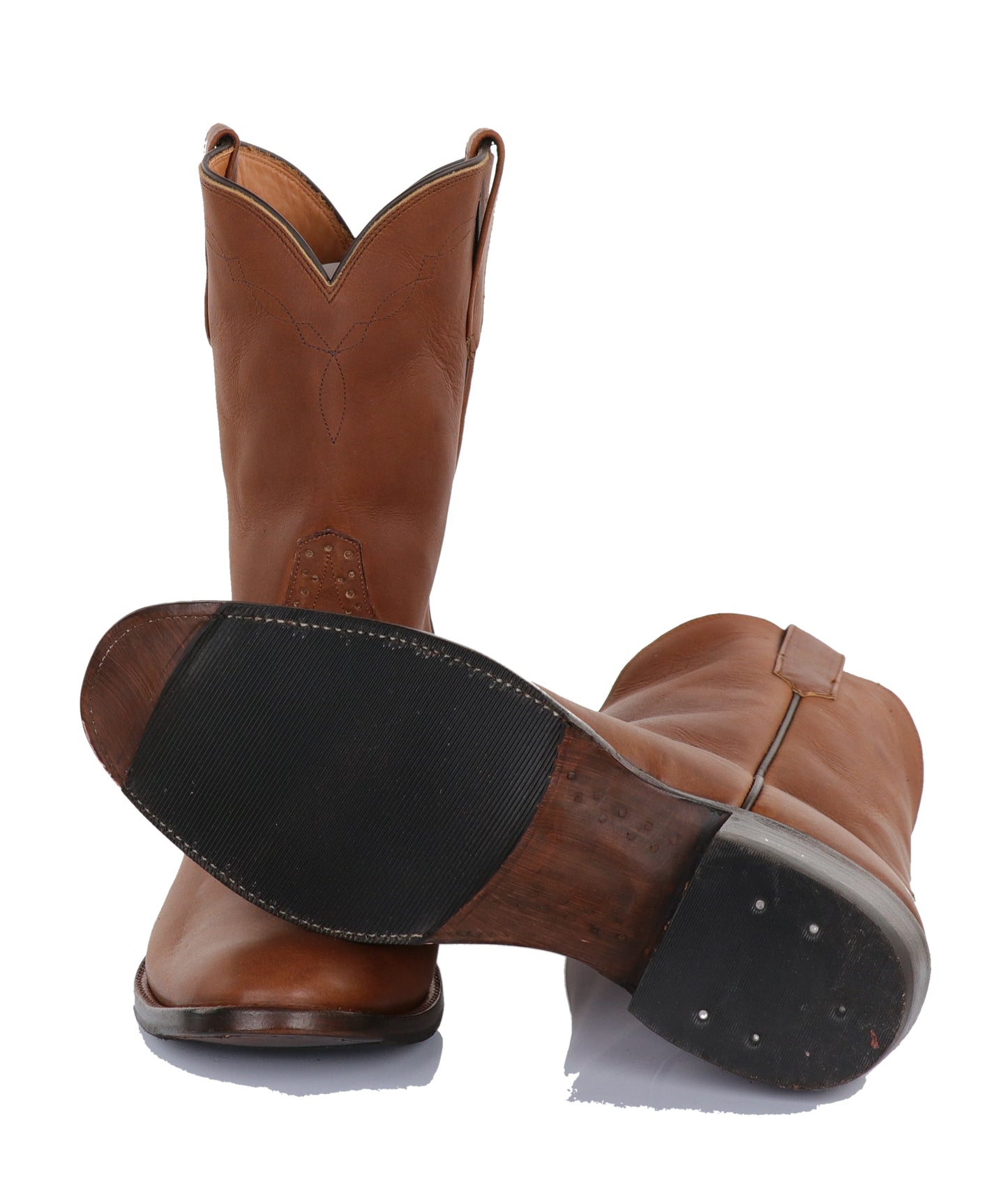 R9025 Chestnut Blackhawk Roper Boot