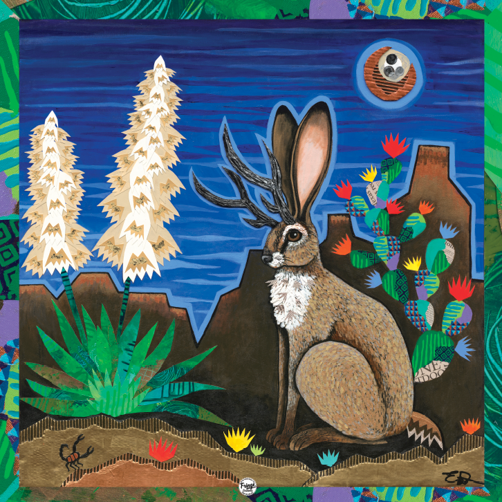 Shorty Scarf- Song of the Jackalope