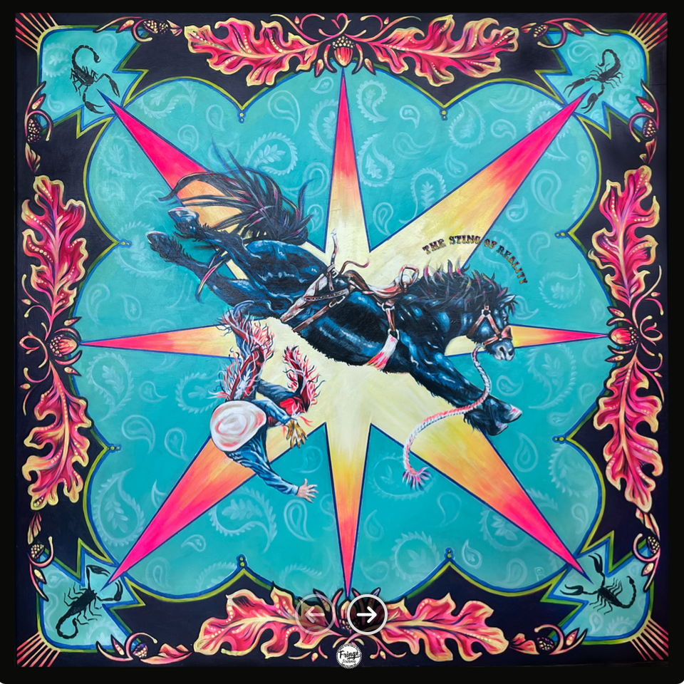 Shorty Scarf- The Sting of Reality