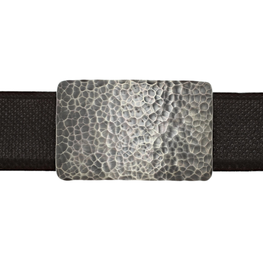 Zapata 1409 Sterling Silver Hand Hammered Trophy Buckle