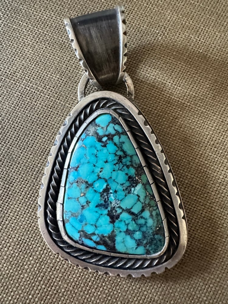 High Grade Kingman Pendant