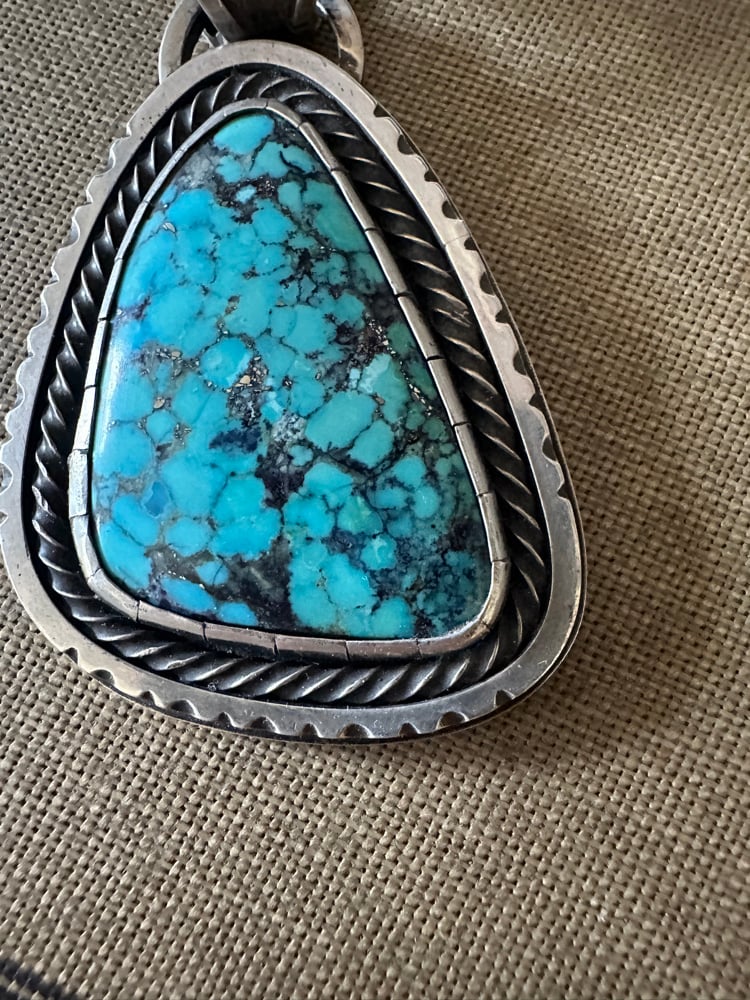 High Grade Kingman Pendant