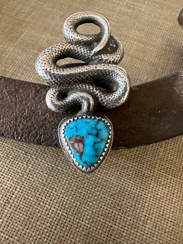 High Grade Kingman Snake Ring