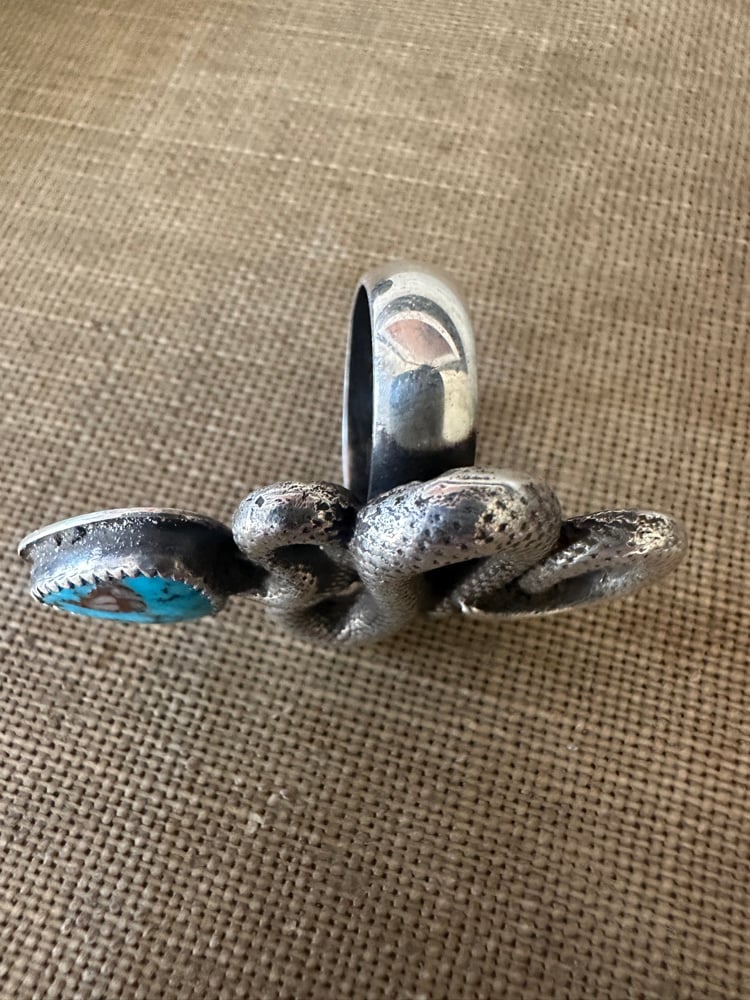 High Grade Kingman Snake Ring