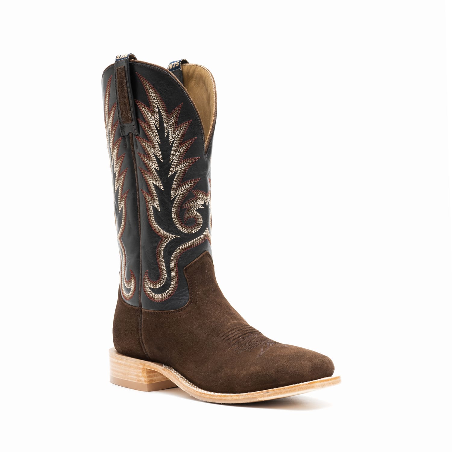 Kincaid Square Toe Cowboy Boot Chocolate Roughout