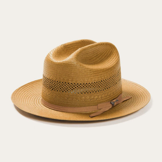 Open Road Vented Straw Western Hat