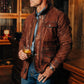 Sedona Waxed Suede Leather Jacket