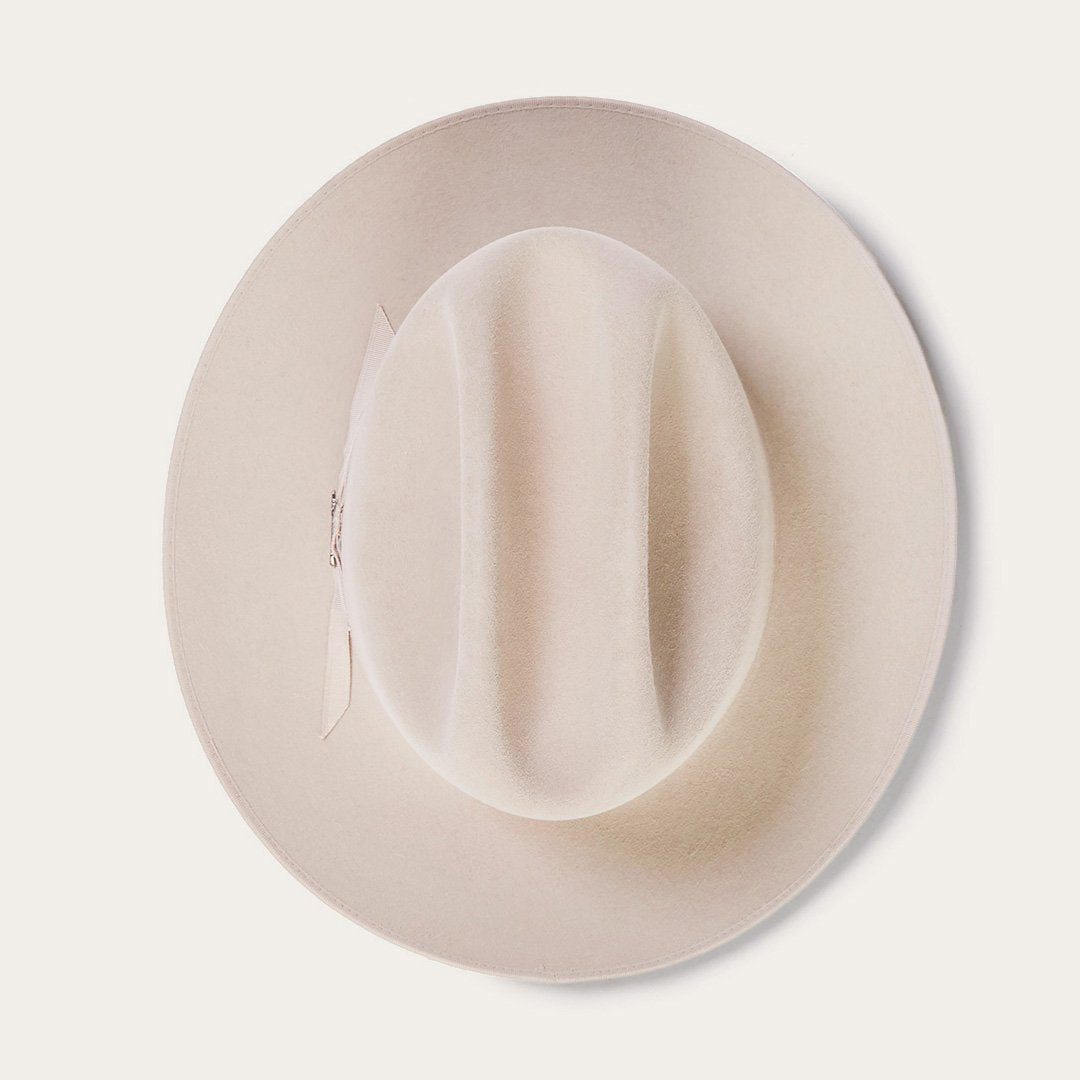 Stetson 6X Open Road Cowboy Hat in Silver Belly
