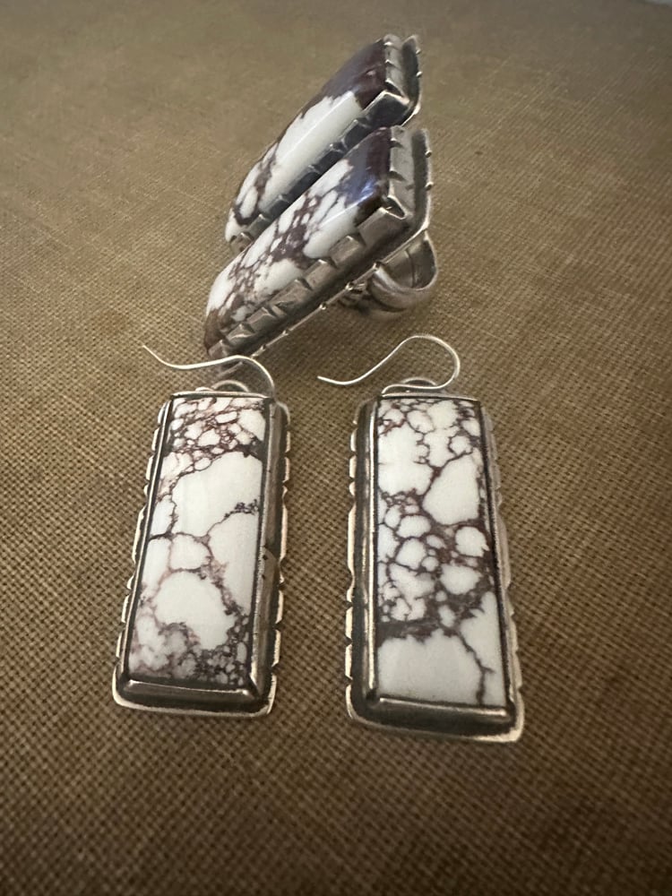 Wild Horse Double Ring/Earring Set